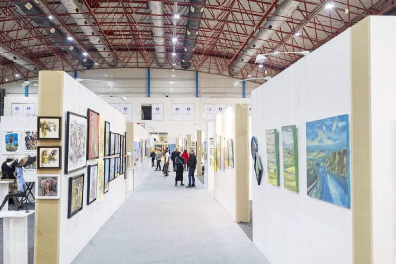 Mersin ada Sanat Fuar kaplarn sanatseverlere at ...