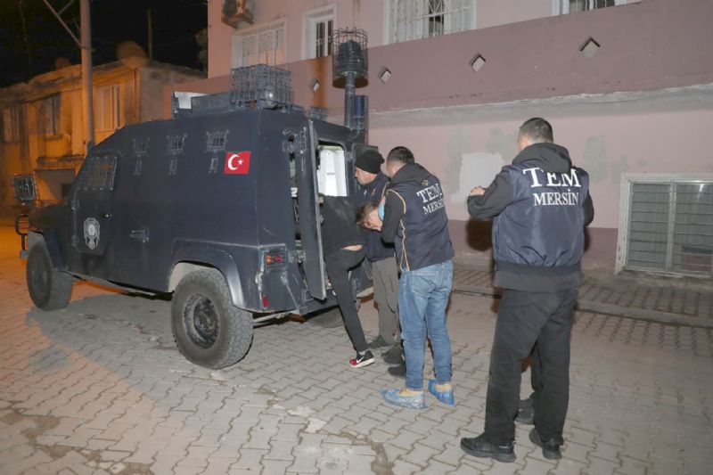 Mersinde terr operasyonu...