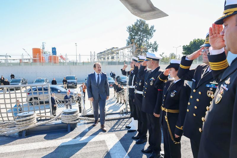 TCG Bykada Gemisi Mersin’de...