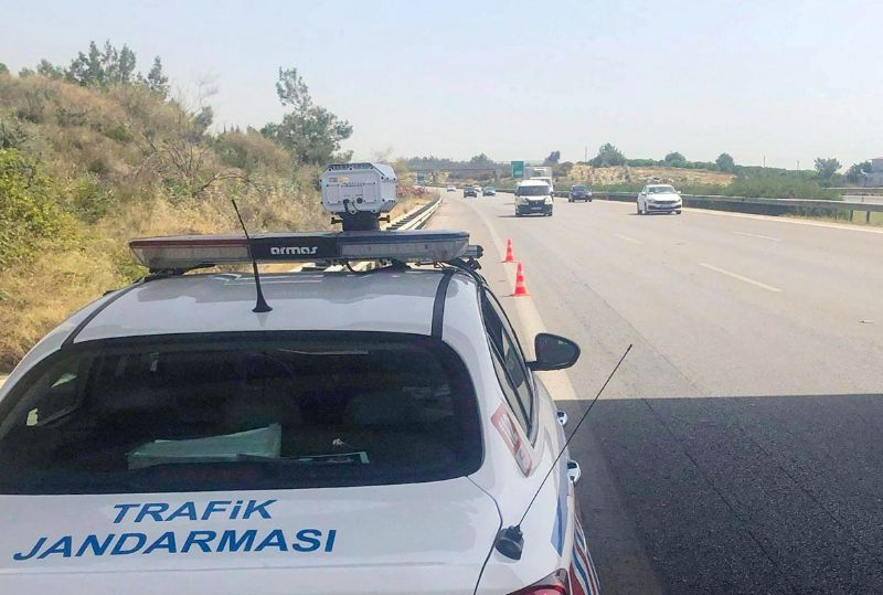 Mersin’de jandarma yerli radar sistemini kullan�yor...