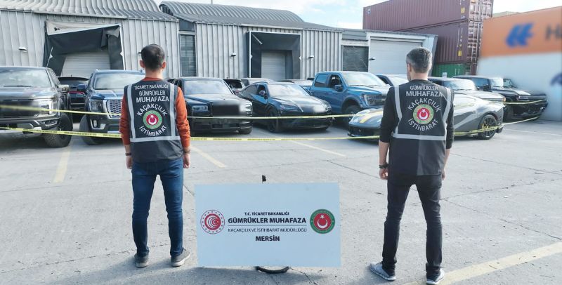 Mersin Liman’nda 24 adet lks ara ele geirildi...