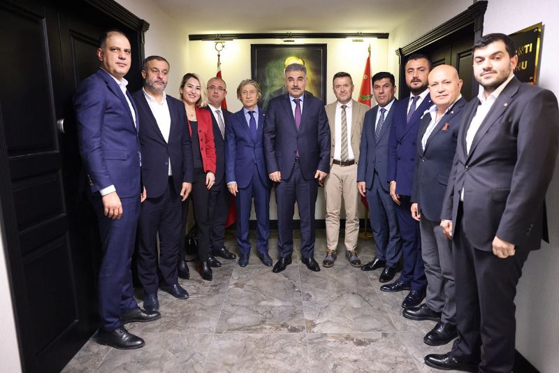 Patronlardan, Emniyete tebrik ziyareti ...