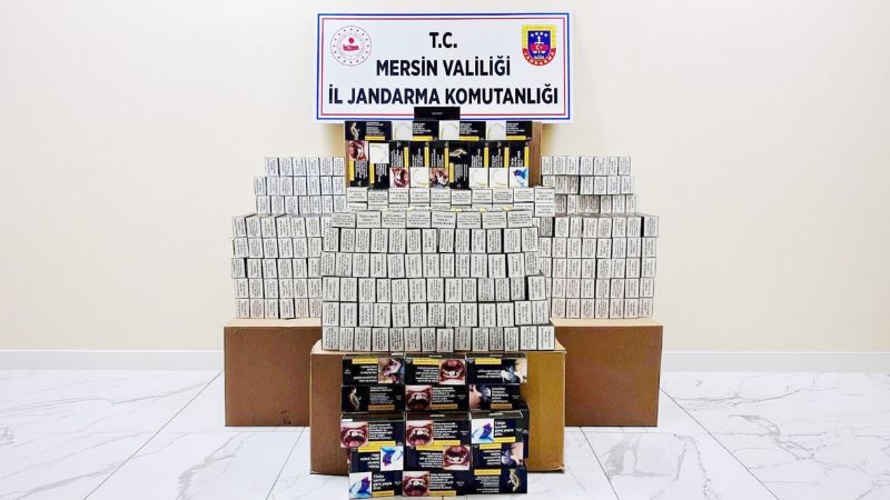 Mersin’de ka�ak makarona jandarmadan darbe...