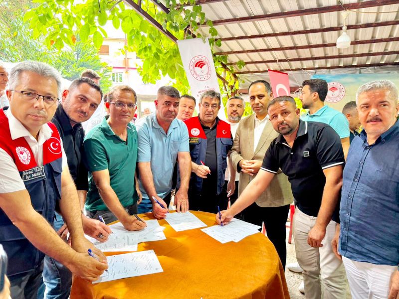 Erdemli�Mezitli bas�n�l� sulama hatt� devrede