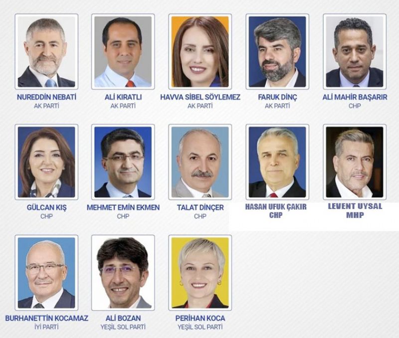 Milletvekillerine Mersin i�in toplanma �a�r�s�...