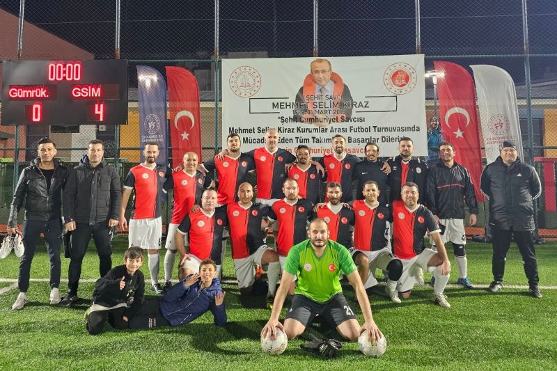 Mehmet Selim Kiraz kurumlar aras futbol turnuvas balad ...