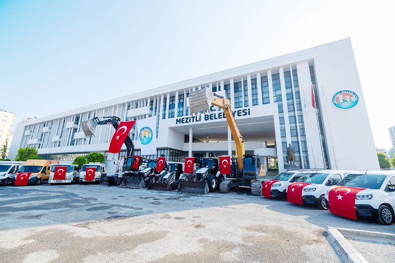 Mezitli Belediyesi ara� filosunu g��lendirdi