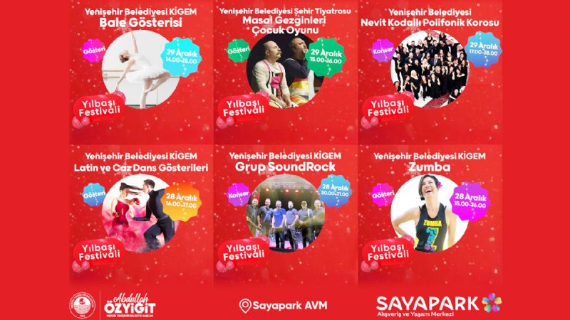 Yeniehirde ylba etkinliklerinde sanat ve mzik bir arada...