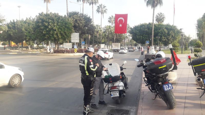 Mersinde 14 milyon TLlik trafik cezas kesildi!...