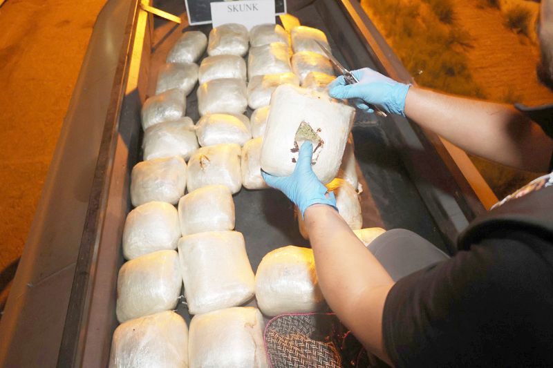 Yakt tankerinin zulasndan 21.5 kilo skunk kt