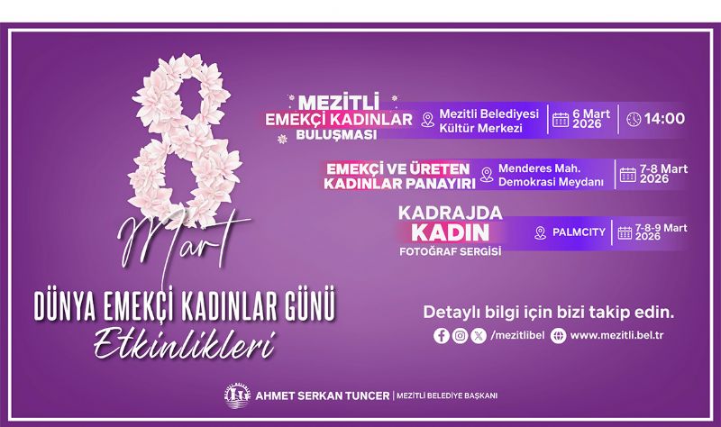 Mezitli�de Kad�nlar G�n� dolu dolu ya�anacak 