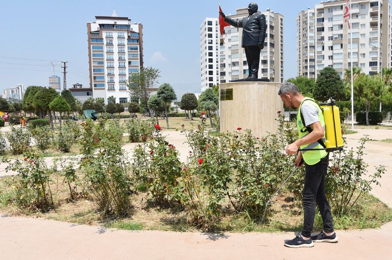 Toroslarda park ve yeil alanlar bakmdan geiyor...